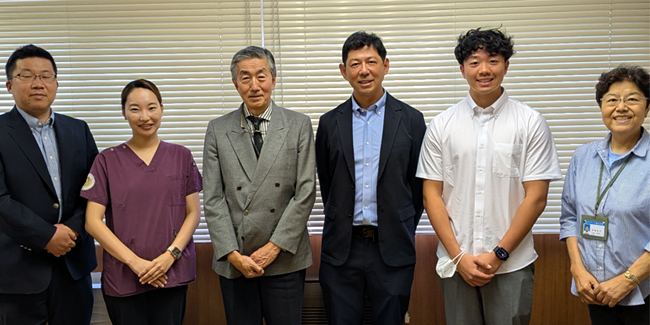 米国・ハワイ Queen’s Medical Centerの古田将医師が本学を訪問の様子