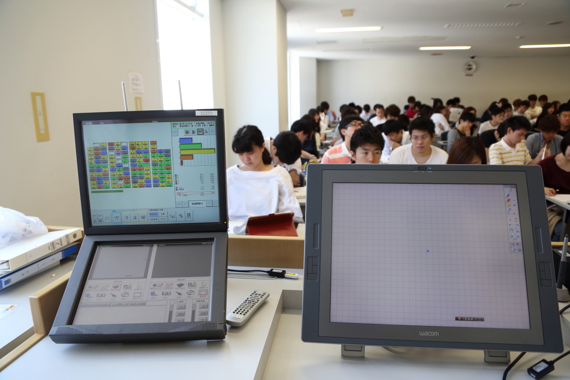 勉学に励む学生